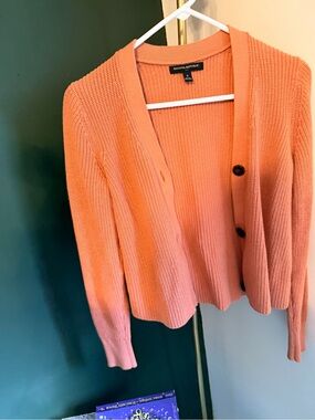 Banana Republic Women's Coral Knit Button-Front Cardigan